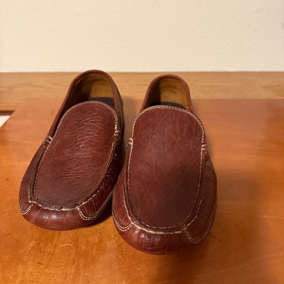 Men’s Duluth Trading Co Leather Loafers / Driving Moccasins - Bison - Picture 5 of 7